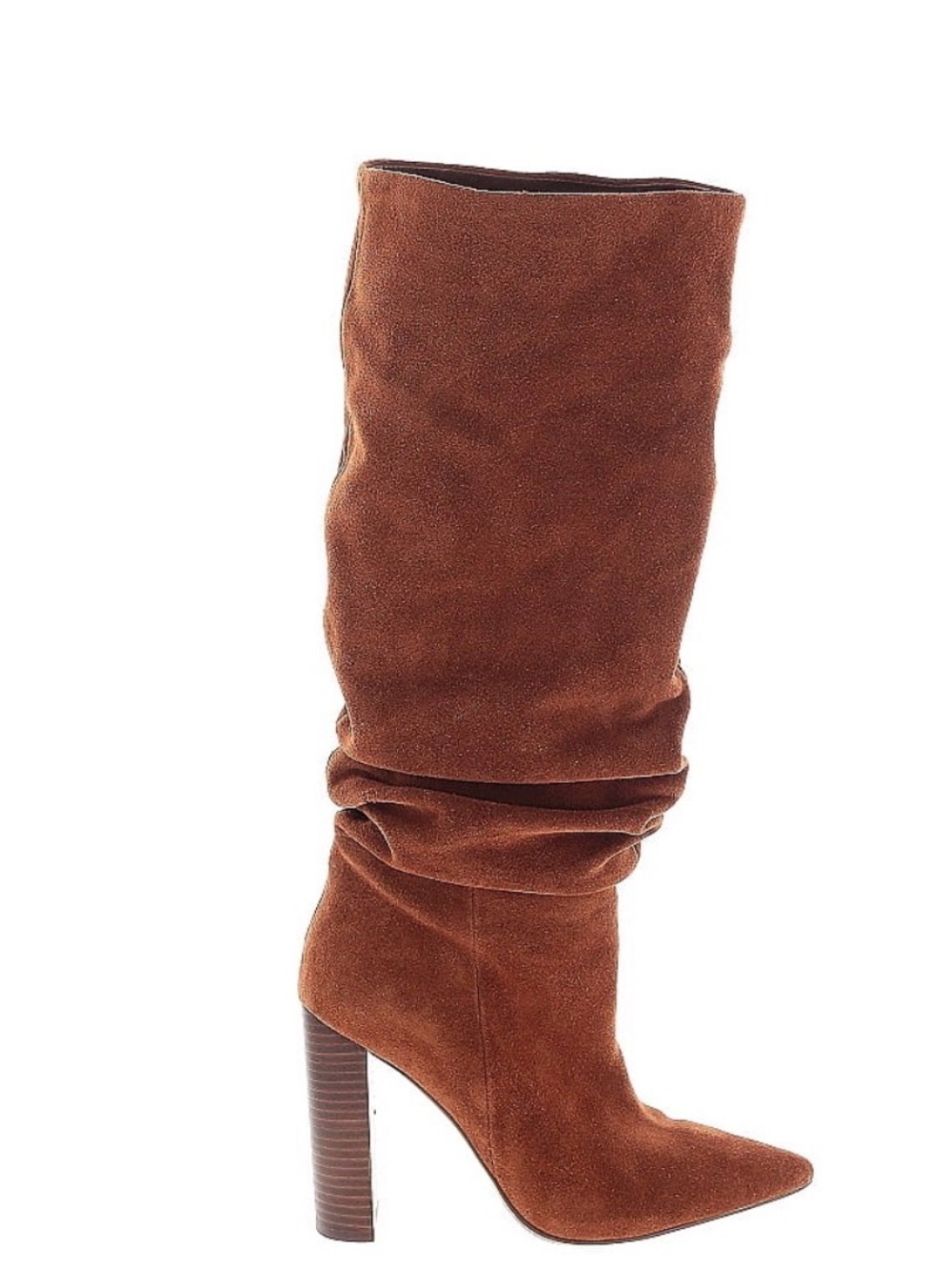 Steve Madden Women's Brown Suede Slouch Knee Boot